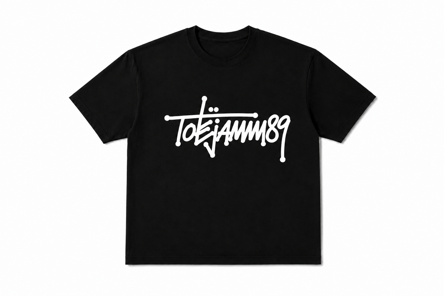 TOEJAMM89 ORIGINAL GRAFFITI - STYLE LOGO T - SHIRT