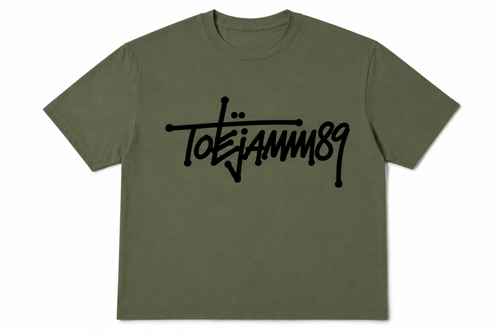 TOEJAMM89 ORIGINAL GRAFFITI - STYLE LOGO T - SHIRT