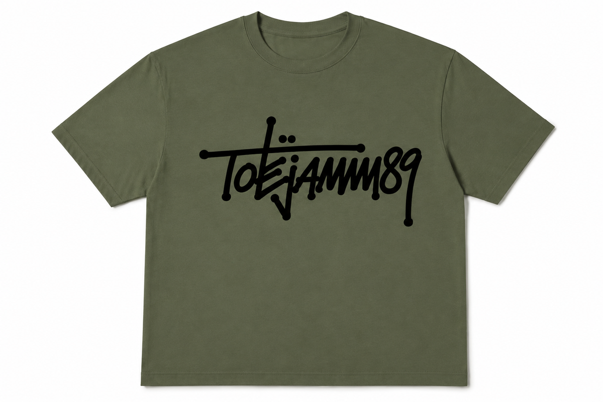 TOEJAMM89 ORIGINAL GRAFFITI - STYLE LOGO T - SHIRT